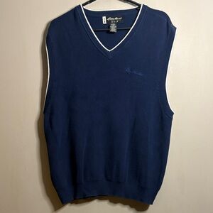 Eddie Bauer  V-Neck Sweater Golf Vest Large